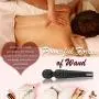 Cordless Wand Massager Handheld Back Massager with 20 Magic Vibrations 3 Speeds 12000RPM Motor, PALOQUETH Electric Deep Tissue Massager Personal Body Therapeutic Massager for Neck Leg Shoulder Cordless Wand Massager Handheld Back Massager with 20 Magic Vibrations 3 Speeds 12000RPM Motor, PALOQUETH Electric Deep Tissue Massager Personal Body Therapeutic Massager for Neck Leg Shoulder