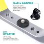 Movo GB-U70Y Underwater Diving Rig for GoPro Hero with Cold Shoe Mounts, Wrist Strap - Works with HERO3, HERO4, HERO5, HERO6, HERO7, HERO8 and Waterproof Action Cam - Scuba GoPro Accessory (Yellow)