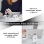 COOLOO Cell Phone Stand,【2 Pack】 Tablets Stand Desktop Cradle Holder Dock for Smartphone E-Reader, Compatible Phone Xs Max X 8 7 6 6s Plus 5 5s, Galaxy, Charging, Universal Accessories Desk (White)
