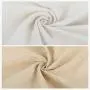 Caydo 2 Pieces 2 Colors Linen Needlework Fabric for Garment Craft, 62 by 19 Inch