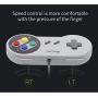 ARCHE USB Controller Compatible with Nintendo Super SNES Classic Mini, NES Classic, SNES Mini, 2 Pack - Colorful>//Free Joystick for Mobile Phone Game