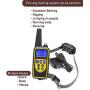 Waterproof Dog Training Collar, Rechargeable Remote Controlled Dog Shock Collar W/100 Levels of Vibration & Static Shock for Small Medium and Large Dogs