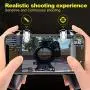 AksBlay Mobile Game Controller Gamepad Mobile Gaming Trigger with Power Bank and Fan for PUBG/Rules of Survival Gaming Grip and Gaming Joysticks for 4.5-6.5inch Android iOS Phone AksBlay Mobile Game Controller Gamepad Mobile Gaming Trigger with Power Bank and Fan for PUBG/Rules of Survival Gaming Grip and Gaming Joysticks for 4.5-6.5inch Android iOS Phone