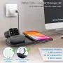 Wireless Charger, 3 in 1 Wireless Charging Station for Apple, Fast Wireless Charging pad with Apple Watch Charger for iPhone 11/11pro/SE/X/XS/XR/Xs Max/8/8 Plus iwatch Series 5 4 3 2 1 Airpods Pro 2 Wireless Charger, 3 in 1 Wireless Charging Station for Apple, Fast Wireless Charging pad with Apple Watch Charger for iPhone 11/11pro/SE/X/XS/XR/Xs Max/8/8 Plus iwatch Series 5 4 3 2 1 Airpods Pro 2