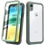 Justcool Designed for iPhone XR Case, Clear Full Body Heavy Duty Protection with Built-in Screen Protector Shockproof Rugged Cover Designed for iPhone XR Cases (2018) 6.1 Inch (Green) Justcool Designed for iPhone XR Case, Clear Full Body Heavy Duty Protection with Built-in Screen Protector Shockproof Rugged Cover Designed for iPhone XR Cases (2018) 6.1 Inch (Green)
