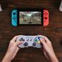 8Bitdo SF30 Pro Wireless Bluetooth Controller with Joysticks Rumble Vibration USB-C Cable Gamepad for Mac PC Android Nintendo Switch Windows macOS Steam With Carrying Case