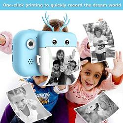 ieGeek Instant Print Kids Camera for Girls Boys Creative 24MP Digital Video Camera with Paper Film HD 1080P 2.4 Inch Color Screen Toy Selfie Mini Camera with 16GB SD Card