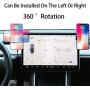 Tesla Model 3 Model Y Phone Holder with Wireless Charging & Glasses Holder