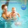 Pool Speaker with Colorful Lights, Floating Bluetooth Speaker IPX7 Waterproof,Built-in Mic,Crystal Clear Stereo Sound Speakers Bluetooth Wireless 50ft Range for Home Shower Pool Outdoor Travel (Gray) Pool Speaker with Colorful Lights, Floating Bluetooth Speaker IPX7 Waterproof,Built-in Mic,Crystal Clear Stereo Sound Speakers Bluetooth Wireless 50ft Range for Home Shower Pool Outdoor Travel (Gray)