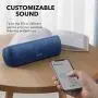 Anker Soundcore Motion+ Bluetooth Speaker with Hi-Res 30W Audio, Extended Bass and Treble, Wireless HiFi Portable Speaker with App, Customizable EQ, 12-Hour Playtime, IPX7 Waterproof, and USB-C, Blue