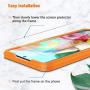 [2+2 Pack] UniqueMe Camera Lens Protector and Screen Protector for Samsung Galaxy A71 4G / 5G,Termperd Glass [Easy Installation Frame] HD Clear [Anti-Scratch] [Bubble Free]