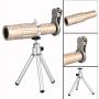 Fosa Cell Phone Camera Lens Kit Universal 18X Optical Zoom Telephoto Telescope Lens with Tripod(Gold)