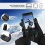 -30℉ 100% Waterproof Winter Gloves for Men 10 Touch Screen Fingers for Ski Snow