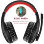 NUBWO U3 3.5mm Gaming Headset for PC, PS4, Laptop, Xbox One, Mac, iPad, Nintendo Switch Games, Computer Game Gamer Over Ear Flexible Microphone Volume Control with Mic