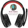 NUBWO U3 3.5mm Gaming Headset for PC, PS4, Laptop, Xbox One, Mac, iPad, Nintendo Switch Games, Computer Game Gamer Over Ear Flexible Microphone Volume Control with Mic
