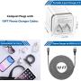 LUOBOL Phone Charger Cable 10 FT with Wall Plug, Braided Long Phone Charging Cord + Dual USB Wall Charger Block Adapter Compatible with iPhone 11/11 Pro Max/XS/XR/X/8/7/6 Plus, iPad (4-Pack)