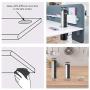 Retractable Pull Pop Up Power Outlet with 2 USB Ports,2.5inch Round Hole Grommet Power Strip 3 AC Outlet,6ft Power Cord,Worktop Desk Pull Pop-Up Socket for Kitchen Counter