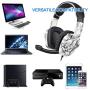 SADES 708gt-ca Gaming Headset for PS4 New Xbox One Sades SA708GT Over Ear Headphone with Noise Cancelling Mic Volume Control for Laptop Mac PC Phone, Gray Camouflage