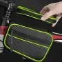 MUMA Bicycle Front Beam Package, Mountain Bike Touch Screen Mobile Phone Bag, Upper Tube Waterproof Saddle Bag, Cycling Accessories