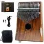 Moozica 17-Key EQ Kalimba, Electric Finger Thumb Piano Built-in Pickup With 6.35mm Audio Interface and Professional Kalimba Case (Koa-EQ) Moozica 17-Key EQ Kalimba, Electric Finger Thumb Piano Built-in Pickup With 6.35mm Audio Interface and Professional Kalimba Case (Koa-EQ)