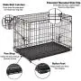 MidWest Homes for Pets Dog Crate | iCrate Single Door & Double Door Folding Metal Dog Crates | Fully Equipped MidWest Homes for Pets Dog Crate | iCrate Single Door & Double Door Folding Metal Dog Crates | Fully Equipped