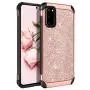 BENTOBEN Galaxy S20 Case 5G 6.2", Shockproof Glitter Sparkle Bling Dual Layer Shiny Faux Leather Hard PC Soft Bumper Slim Protective Phone Cover for Samsung Galaxy S20/ Galaxy S20 5G (2020), Rose Gold BENTOBEN Galaxy S20 Case 5G 6.2", Shockproof Glitter Sparkle Bling Dual Layer Shiny Faux Leather Hard PC Soft Bumper Slim Protective Phone Cover for Samsung Galaxy S20/ Galaxy S20 5G (2020), Rose Gold