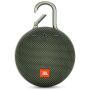 JBL CLIP 3 - Waterproof Portable Bluetooth Speaker - Green