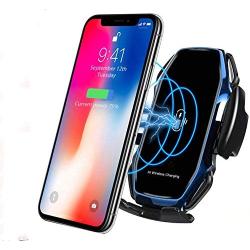 Wireless car Charger, 10W Automatic Clamping Qi Fast Charging car Charger air Hole Holder for iPhone Xs/XS Max/XR/X / 8, Galaxy S9 / S8 / Note 9, Most Smartphones