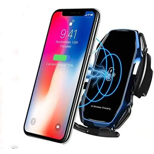 Wireless car Charger, 10W Automatic Clamping Qi Fast Charging car Charger air Hole Holder for iPhone Xs/XS Max/XR/X / 8, Galaxy S9 / S8 / Note 9, Most Smartphones Wireless car Charger, 10W Automatic Clamping Qi Fast Charging car Charger air Hole Holder for iPhone Xs/XS Max/XR/X / 8, Galaxy S9 / S8 / Note 9, Most Smartphones
