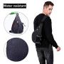 KAKA Sling Bag Crossbody Backpack Antitheft Waterproof Shoulder Bag for Men Women.