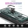 LeYi Samsung Galaxy A20/A30 Case (Not Fit A20S) with Tempered Glass Screen Protector, Military Grade Magnetic Car Mount Kickstand Defender Protective Phone Case for Samsung A20/ A30, Midnight Green
