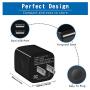 Android Charger Cable, HI-CABLE Micro USB Cable [2 Pack/6FT] with 2-Pack Dual Port USB Wall Charger Fast Charging Compatible with Samsung Galaxy S7 S6 J8 J7 Note 5,Kindle,LG,PS4,Camera (Black)
