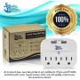 Cruise Power Strip No Surge Protector with USB Outlets - Ship Approved Cruise Accessories Must Have for Travel, Home, Office - Bonus Ebook Included