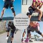 ELURH Compression Knee Brace-Knee Support for Joint Pain Relief, Running, Biking, Basketball, Gym, Workout-Knee Wrap, Knee Sleeve for Men and Women（2 Pack,L）