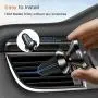 Magnetic Phone Car Mount [6 Strong Magnets] Joyroom Universal Cell Phone Holder for Car Air Vent, 360 Rotation Car Phone Mount Fit for iPhone SE 11 X XS XR 8 Plus 7 etc. and All Android Phones