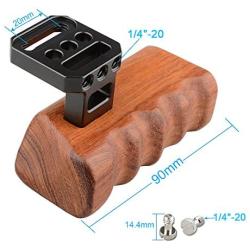 CAMVATE Wooden Handle Grip for Panasonic Camera GH Series(Right Hand)