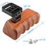CAMVATE Wooden Handle Grip for Panasonic Camera GH Series(Right Hand)