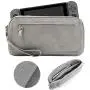Falytemow Nubuck Leather Portable Carrying Case for Nintendo Switch and Mobile Phone Protective Soft Portable Travel Carry Case Shell Pouch for Nintendo Switch Console and Accessories