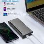 Portable Laptop Charger 26800mAh 100W PD Power Bank, External Battery Pack with Dual Quick Charge 3.0 Ports, Fast Charge for USB-C Laptops, MacBook Pro, iPad Pro, iPhone, Samsung Galaxy and More