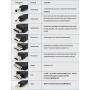 Sudroid 10 in 1 Universal Multifunction Cable Fit USB Charger Cell Mobile Phone Mp4 Zaf Black