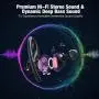 Otium Wireless Earbuds, Sport 5.0 Bluetooth Headphones Hi-Fi Stereo Bass Sound 130H Playtime TWS Wireless Earphones IPX8 Waterproof in-Ear Buds with Mic & Charging Case for Running Workout Gym