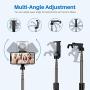 Yoozon Selfie Stick Bluetooth, Extendable Selfie Stick with Wireless Remote and Tripod Stand Selfie Stick for iPhone X/iPhone 8/8 Plus/iPhone 7/iPhone 7 Plus/Galaxy Note 8/S8 /S8 Plus/Google More