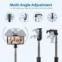 Yoozon Selfie Stick Bluetooth, Extendable Selfie Stick with Wireless Remote and Tripod Stand Selfie Stick for iPhone X/iPhone 8/8 Plus/iPhone 7/iPhone 7 Plus/Galaxy Note 8/S8 /S8 Plus/Google More
