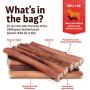 Natural Farm Odor Free Bully Sticks, 100% Beef Chews - Made & Packaged at Our Own Food-Grade Facility - Fully Digestible High Protein, Low Fat Dental Treats