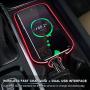 Premis Wireless Car Charger Fit for Volvo XC90 XC60 S90 V90 V60 S60 2019 2020 QC3.0 Fast Charging with USB Port 36W QI Wireless Smart Phone Charging Pad