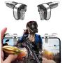 ZIYUMR PUBG Mobile Game Controller, Shooting Assist Button, Mobile Trigger, Mobile Game Joystick for 4-6.5 inch Android and Other Smart Phone (Black)