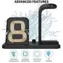 Wireless Charger, Acokki 3 in 1 QI Fast Charger Phone Holder Compatible with Airpods iPhone Samsung, Wireless Charging Holder Work for iWatch Series 4/3/2/1(Black) Wireless Charger, Acokki 3 in 1 QI Fast Charger Phone Holder Compatible with Airpods iPhone Samsung, Wireless Charging Holder Work for iWatch Series 4/3/2/1(Black)