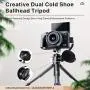 ULANZI U-Vlog Compact Camera Vlog Tripod Set, Mini Ball Head Hot Shoe Adapter w Cold Shoe Mic Light Stand Lightweight Handle Grip for Gopro/DJI Osmo Action/Pocket/Sony/Canon/Nikon DSLR Camera ULANZI U-Vlog Compact Camera Vlog Tripod Set, Mini Ball Head Hot Shoe Adapter w Cold Shoe Mic Light Stand Lightweight Handle Grip for Gopro/DJI Osmo Action/Pocket/Sony/Canon/Nikon DSLR Camera