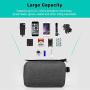 MoKo Bike Front Frame Bag, Bicycle Top Tube Bag Bike Phone Mount Bicycle Waterproof Phone Dry Bag with Touch Screen Cycling Pack Bike Pack Accessories for Bike for Mountain Road Bikes - Black & Gray