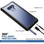 Samsung Galaxy Note 9 Cell Phone Case - Full Body Case with Built-in Touch Sensitive Anti-Scratch Screen Protector, Ultra Thin Clear Shock Drop Proof Impact Resist Extreme Durable Protective Cover